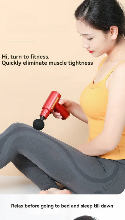 Mini Muscle Massage Gun Portable Body Massager Deep Handheld Percussion Massager For Whole Body