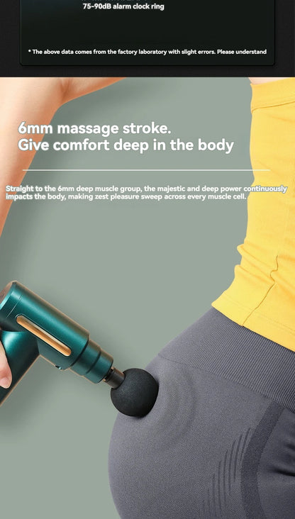 Mini Muscle Massage Gun Portable Body Massager Deep Handheld Percussion Massager For Whole Body